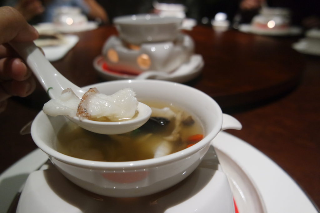 Poached Ocean Fish with Fresh Sichuan Peppercorn in Clear Soup